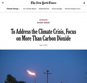 The New York Times: "To Address the Climate Crisis, Focus on More Than Carbon Dioxide" by Rep. Kathy Castor